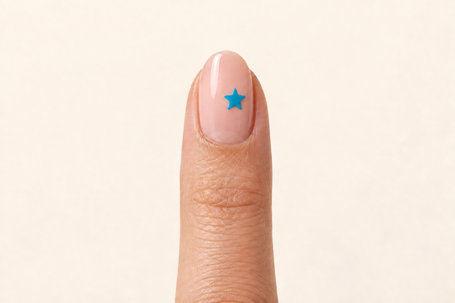 Representación de contraste: indicador azul