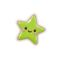 Propuesta visual de pegatina SAFE de estrella, sin fondo