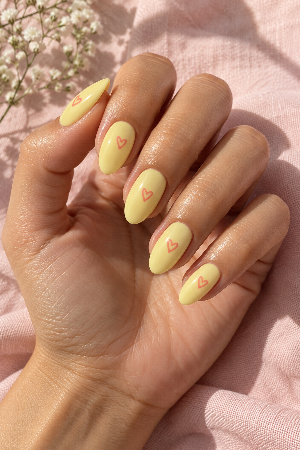 Manicura conceptual SAFE Corazón